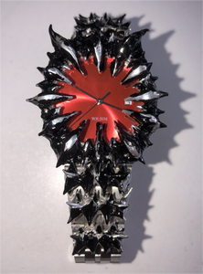 カスタム デザイン アラバスター Y2K クォーツ ムーブメント ゴシック リメイク ウォッチ メンズ ゴス ハンダ付け ユニーク デコレーション クロー 腕時計 - Product Image 3