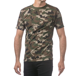 T-shirt camouflage Chemise T-shirt camouflage PROCLUB PRO CLUB HOMMES T-SHIRT UNI CONFORT FIT CASUAL SHORT SLEEVE COTTON TEE - Product Image 2