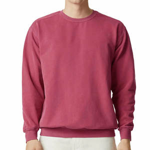 Sudadera de cuello redondo de algodón 100% personalizada para hombre, moda de alta calidad, característica a prueba de viento, básico de invierno, sudadera mezclada de algodón para hombre - Product Image 1