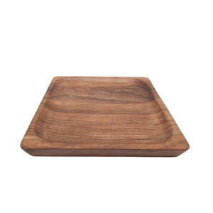 Plateau de service en bois d'excellente conception en plateau de service de nourriture de couleur naturelle pour la maison et les hôtels fournitures faites à la main personnalisées - Product Image 6