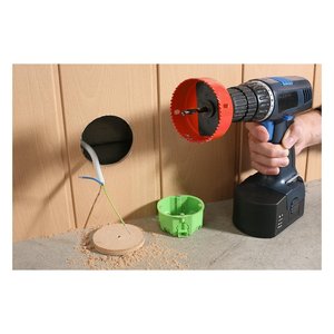 Juego de sierras perforadoras KWB CLASSIC de 5 piezas 49109178 con medidas D.67 76 89 102 127mm - Product Image 3