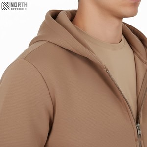 Fabricant Sun Faded Acid Washed Fleece Tracksuits Zipper Hoodie Cotton Long Sleeve Jogging Hoodie Face Printing Personnalisable - Product Image 3