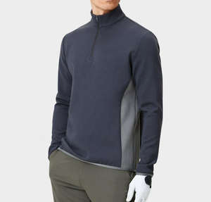 เสื้อมีฮู้ดสำหรับผู้ชายเสื้อกอล์ฟคอตั้งแบบรูดซิปผ่าครึ่งมีซิปปิด1/4สี่ส่วน - Product Image 1