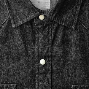 Chemise en jean 100 % coton respirante, nouveau style, faible MOQ, écologique, coupe facile, toucher confortable, personnalisable - Product Image 4