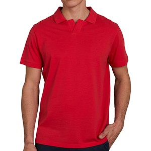 Excédent du Bangladesh, fournisseur de polos rouges, vêtements en tricot pour garçon, T-shirts décontractés à manches courtes et à col grande taille pour hommes - Product Image 2