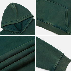 เสื้อฮู้ดแบบสวมศีรษะโอเวอร์ไซส์สำหรับผู้ชายเสื้อฮู้ดแบบสวมศีรษะซักกรดเสื้อสเวตเชิ้ตแบบสตรีทเสื้อมีฮู้ดผ้าฝ้ายผสมสำหรับฤดูใบไม้ร่วง - Product Image 5