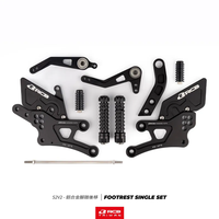 Kit de repose-pieds réglable en aluminium CNC RS-1 Racing pour Yamaha R15 V3 / V4