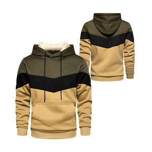 Sudaderas con capucha de alta calidad para hombre, patrón sólido, invierno, superventas, Impresión de logotipo personalizado personalizable, etiqueta privada propia - Product Image 4