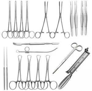 ชุดเครื่องมือผ่าตัดทันตกรรมสัตวแพทย์เครื่องมือสเตนเลส9ชิ้นสำหรับการถอนฟันสัตว์และกระบวนการในช่องปาก - Product Image 2