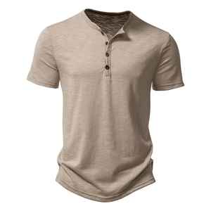 Camiseta 100% de algodón de alta calidad para hombre, nuevo tamaño personalizado de moda con mangas cortas para ropa de verano - Product Image 6