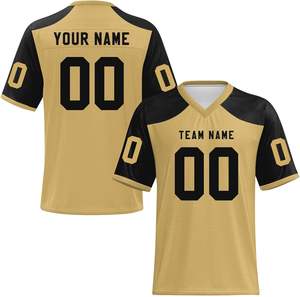 Camiseta de Fútbol Americano con Logotipo Personalizado, Ropa Deportiva de la Mejor Calidad, Nuevo Diseño de Impresión, Número Personalizado Serigrafiado, Conjunto Urbano - Product Image 2