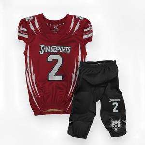 Tenues de football américain personnalisées sur mesure, grandes tailles, 100 % polyester, respirantes, séchage rapide, impression numérique, équipe personnalisée - Product Image 1