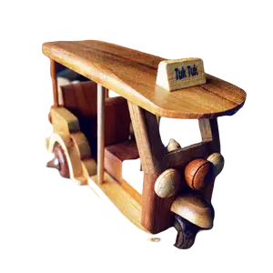 Wooden model Tuk Tuk Thailand Toys souvenirs handmade products