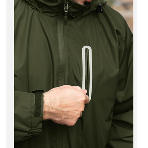 Chaqueta Impermeable de Senderismo con Capucha, Ligera, Informal, para Exteriores, de Alto Rendimiento, Traje Impermeable con Capucha para Hombre - Product Image 3