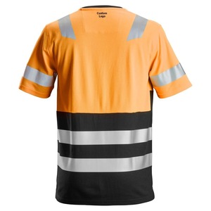 OEM OSHA classe 2 gilet de sécurité haute visibilité orange réfléchissant construction respirante type R t-shirt étanche tailles S-5XL - Product Image 2