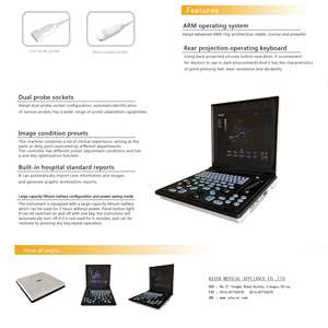 Écographie facultative portative d'Usg 4D de couleur pseudo numérique de balayage médical d'ultrason <span class=keywords><strong>3D</strong></span> - Product Image 4