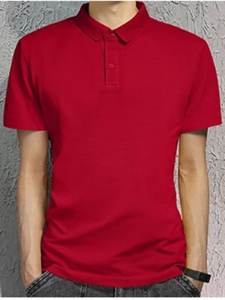 Camiseta de manga corta de color sólido personalizada OEM, camiseta POLO holgada con solapa para hombre, camiseta informal de tendencia de negocios - Product Image 2