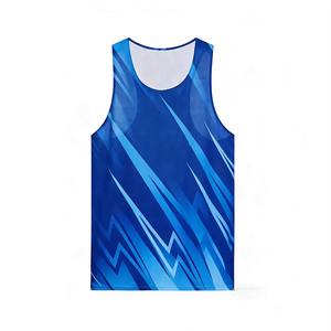 Débardeur de course ultra-léger personnalisé avec logo OEM de haute qualité, impression par sublimation, pour marathon, gym, fitness et entraînement - Product Image 1