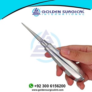 Kit d'élevateurs d'extraction en acier inoxydable pour dentiste, luxateurs, canaux radiculaires, apicaux, droits et courbés - Product Image 2