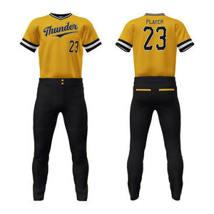 เสื้อเบสบอลสั่งทำลายพิมพ์โลโก้ปักเครื่องแบบพิมพ์ลายไซส์ใหญ่พิเศษ - Product Image 1