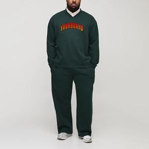 Nouveau Confortable élégant auntom casual wear Logo brodé personnalisé hommes survêtement streatwear sweat et pantalons de survêtement pour hommes - Product Image 6