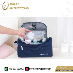 Women Travel Make up Zipper Organizer <b>Storage</b> Pouch Toiletry Wash <b>Bath</b> Kit Men Hanging Cosmetic Bag Business Makeup Case - Product Image 3