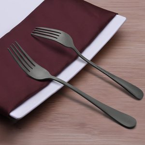 Tenedor de postre negro de Metal de la mejor venta para fruta para restaurante, Hotel o uso doméstico, precio económico a granel para Navidad - Product Image 2