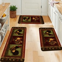 Nordic Kitchen Runner Mat Absorbent Dirt Resistant Washable Printed Floor Rug for Kitchen Entrance