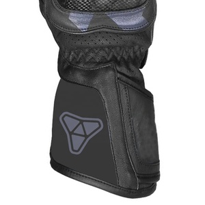 Gants de sport en cuir véritable pour hommes, longs et compatibles avec l'écran tactile, équipement de protection pour la course de rue pour l'hiver - Product Image 6