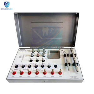 Kit Manual de Implante Dental Universal con Llave Dinamométrica, Expansores de Hueso y Taladros Maestros Divididos, Hecho de Metal, Plástico y Acero - Product Image 6