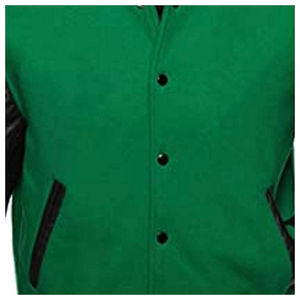 Chaqueta Bomber de Lana para Hombre de Alta Calidad, con Diseño Formal Premium, Bordado con Patrón de Letras de Camuflaje y Cuello Redondo, para Primavera - Product Image 3