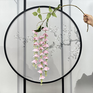 Campanule Artificiali Stile <span class=keywords><strong>Giardino</strong></span> di Monet - Composizione Floreale per Soffitto di Sale <span class=keywords><strong>da</strong></span> Matrimonio - Product Image 2