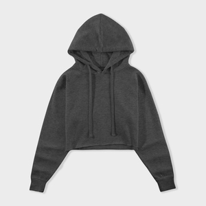 เสื้อฮู้ดเสื้อผ้าผู้หญิงเสื้อครอป2025ซักกรดแขนยาวดีไซน์ล่าสุด - Product Image 3