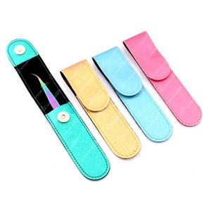 Logo personnalisé Outils professionnels de beauté d'extension de cils en acier inoxydable avec pointe pointue Emballage de marque privée dans un tube - Product Image 5