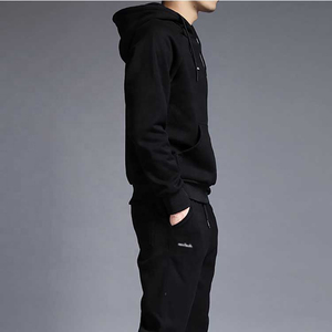 ชุดวอร์มสองชิ้นสำหรับผู้ชายกางเกงวอร์มขาบานและชุดมีฮู้ดแบบกำหนดเองชุดวอร์มสีล้วนขนาดใหญ่พิเศษของดวงอาทิตย์ - Product Image 3