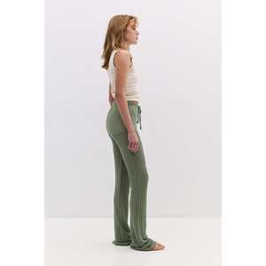 Pantalon en résille à taille plissée - Product Image 5
