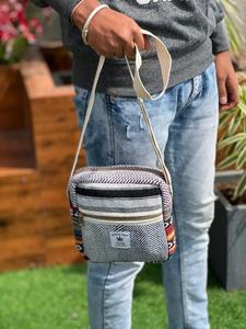 Sac à main à bandoulière en chanvre pour femmes élégantes sacs à provisions multi-usages vintage sacs à bandoulière durables en coton de jute - Product Image 4