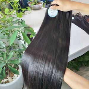 Venta caliente virgen vietnamita máquina cruda doble trama pelo Color Natural hueso recto sin enredos sin caída precio al por mayor - Product Image 2