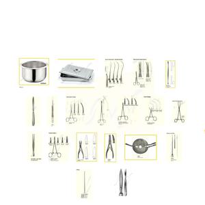 Ensemble d'instruments chirurgicaux pour amputation de 73 pièces en acier inoxydable, kit chirurgical manuel pour l'élimination des orteils - Product Image 6