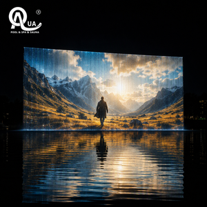 Pantalla de Proyección de Agua para Exteriores, Fuente de Agua con Pantalla, Sistema de Espectáculo Acuático Multimedia, Diseño Personalizado - Product Image 1