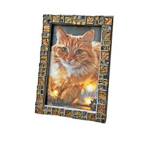 Cadre photo naturel en bois MDF de bon style moderne pour la décoration de la maison, photos de mariage et cadre photo de table - Product Image 5