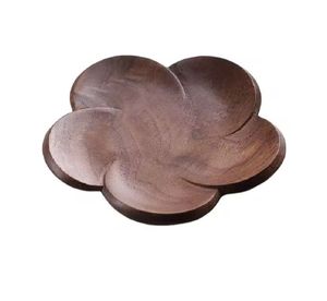 Triángulo Forma Multiusos Acacia Mesa de desayuno Bandeja de servicio Patas de escritorio Bandeja de cama de madera de lujo - Product Image 2