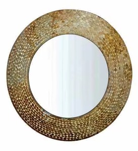 Recién llegado, espejo colgante de pared dorado de forma Rectangular para el hogar, Hotel, pasillo, dormitorio, decoración para sala de estar, uso de espejo de pared - Product Image 3