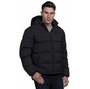 Chaquetas acolchadas de invierno personalizadas de alta calidad para hombres, chaqueta acolchada transpirable de color sólido para hombres, OEM - Product Image 6