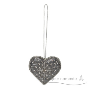 Elegante Artigianato-Fatto a mano con il cuore di Natale, ornamento pieno di amore per la festa di decorazioni per la casa giocattolo per le festività natalizie - Product Image 1