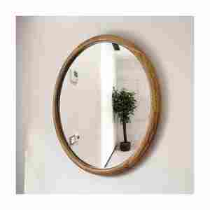 Top vente Design & Crafted Miroirs mignons Cadre en bois rond décoratif Fabriqué en Inde avec une haute qualité - Product Image 4