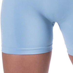 Short pour femme Short de sport en spandex taille haute pour femme avec logo personnalisé motif de motard doux au toucher pour les vêtements de danse de yoga d'été - Product Image 6