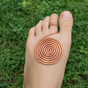 ชุดแหวนมือเกลียวทองแดง  งานฝีมือสำหรับการทำสมาธิ การสร้างพลัง และการบำบัดด้วยพลังงาน - Product Image 2