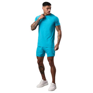 Shorts décontractés pour hommes de haute qualité, tendance, avec design vintage délavé à l'acide et bords effilochés, 100% coton, taille mi-haute - Product Image 1