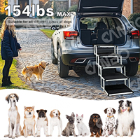 Escaliers pliables pour chiens CanboPet, 5 ou 6 marches, réglables, en aluminium, pour SUV, voiture, camping-car